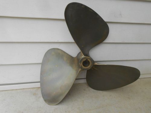 New dymex mr minus ni-bral 19x21r d133s boat yacht 3-blade brass propeller prop