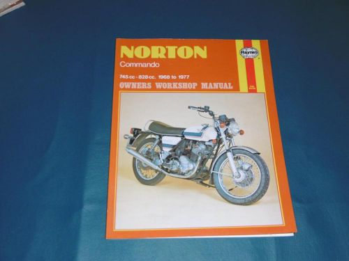 Haynes norton commando 1968 to 1977 owners workshop manual 125c