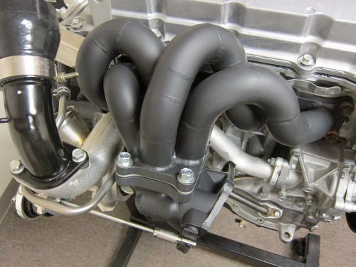 Amr mitsubishi evo x 10 stock replacement tubular turbo exhaust manifold!
