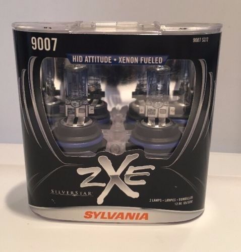 Sylvania 9007 zxe sz/2 hid attitude xenon fueled headllamp bulbs nib