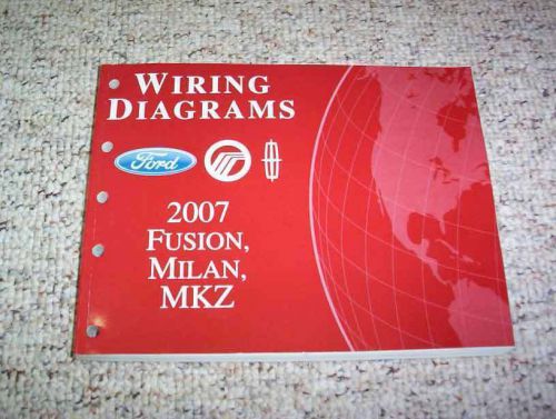 2007 mercury milan electrical wiring diagram manual i4 v6 premier 2.3l 3.0l v6