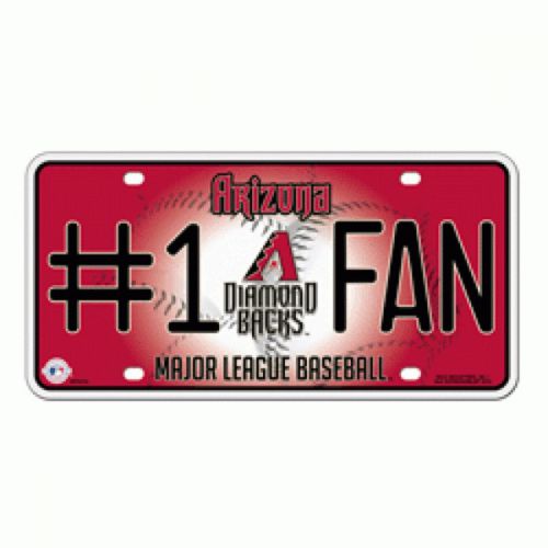 Arizona diamondbacks #1 fan license plate - mtf6701