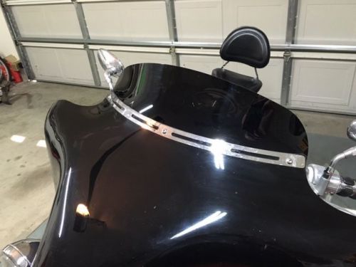 Memphis shades - mep8501 - 5in. windshield for batwing fairing, black
