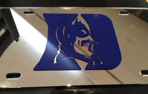 Ncaa college football - acrylic duke blue devils license plate