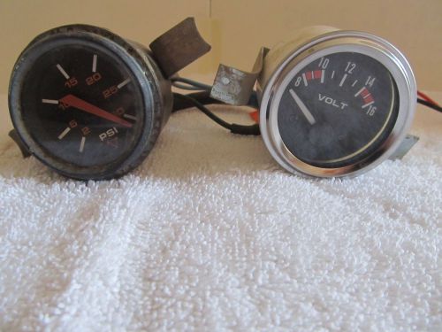 Used psi and volt gauges for a boat