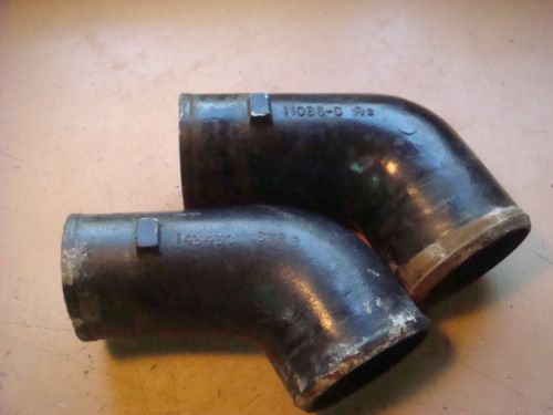 Mercruiser v8 exaust elbows - 1989  - 14343-c  &amp;  11086-c  with boots  32-44348