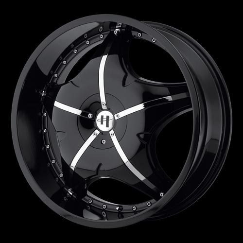 20" x 8.5" helo he846 846 black wheels rims 5 lug 5x110 5x112 5x115 5x4.5 5x120