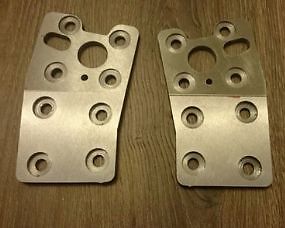 Camber plates rear opel corsa d alfa romeo mito fiatpunto  (4 degrees of camber)