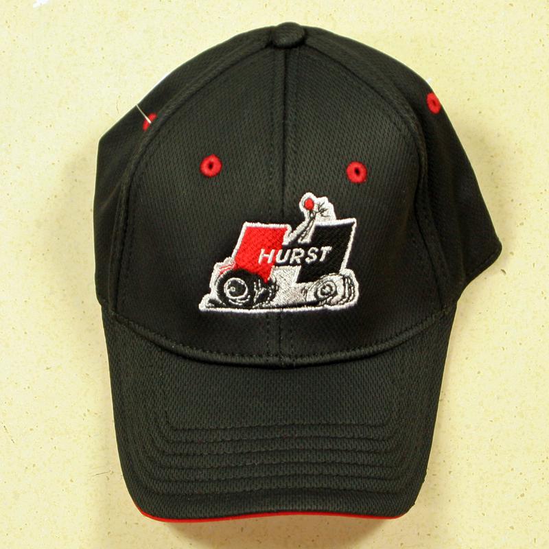 Hurst nostalgia hat cap black with stitched early hurst emblem