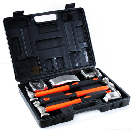 Hd fiberglass 7pcs fender hammer auto body repair kit body repair tools  