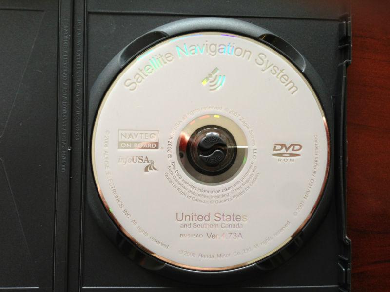 Acura honda navigation dvd cd map version 4.73a update disc