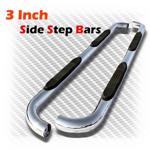 04-13 nissan titan crew cab stainless steel 3" side step nerf bars running board