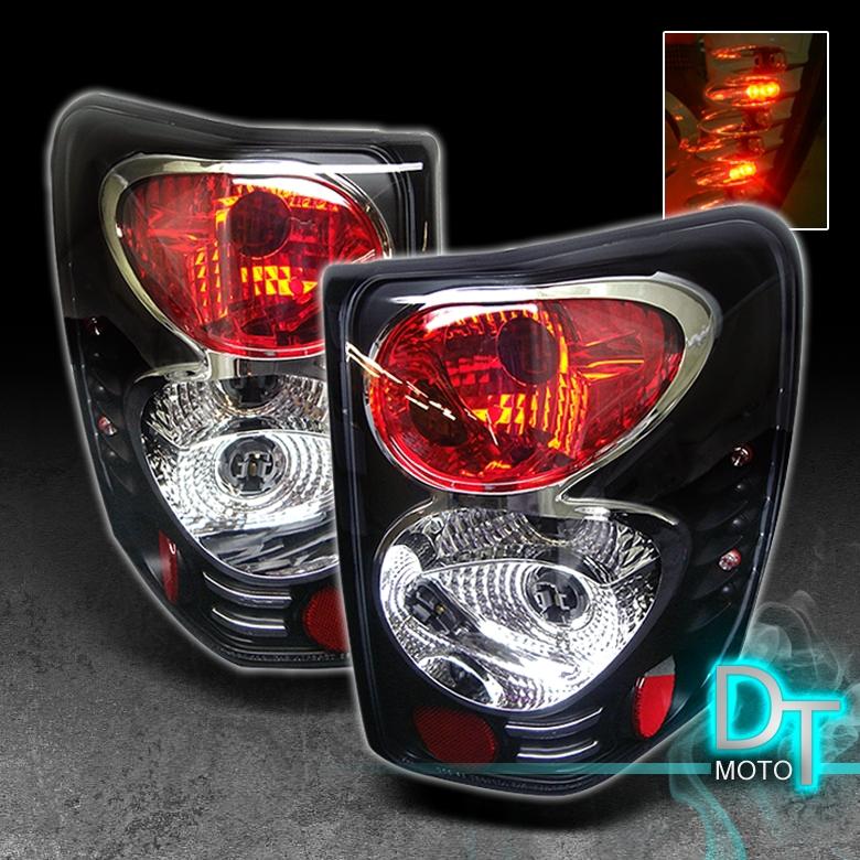 Black 99-04 jeep grand cherokee altezza tail brake lights lamps left+right pair