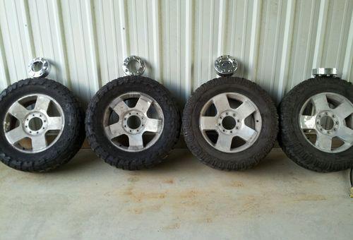 4 20 ford superduty wheels rims tires 35x12.50r20 inch f250 f350 stock factory 