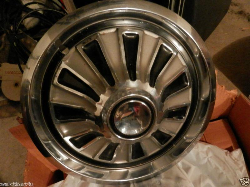 *1967-1968 mercury cougar nos lot (4) hubcap wheel covers 14" metal~new*