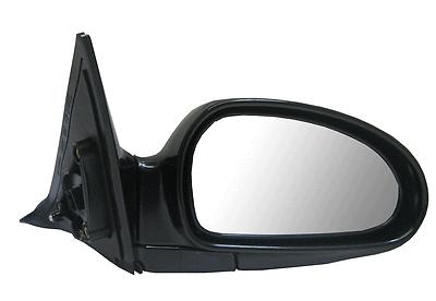 Power heated side view door mirror black assembly passenger right rh