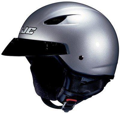 New hjc cl-21m open face motorcycle riding helmet silver xl x large closeout