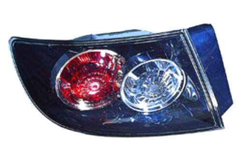 Replace ma2800136 - mazda 3 rear driver side outer tail light assembly standard