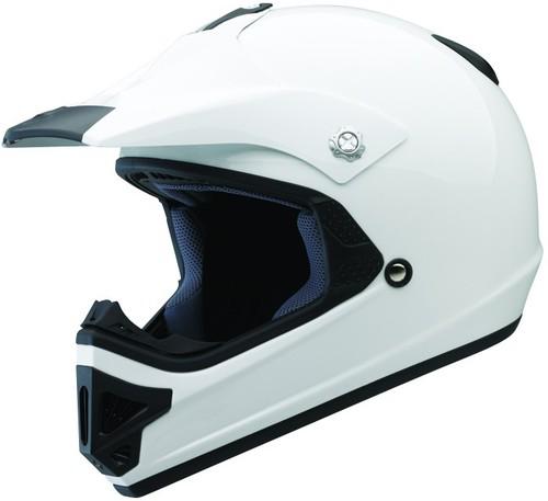 Scorpion vx-9 solid youth mx helmet white