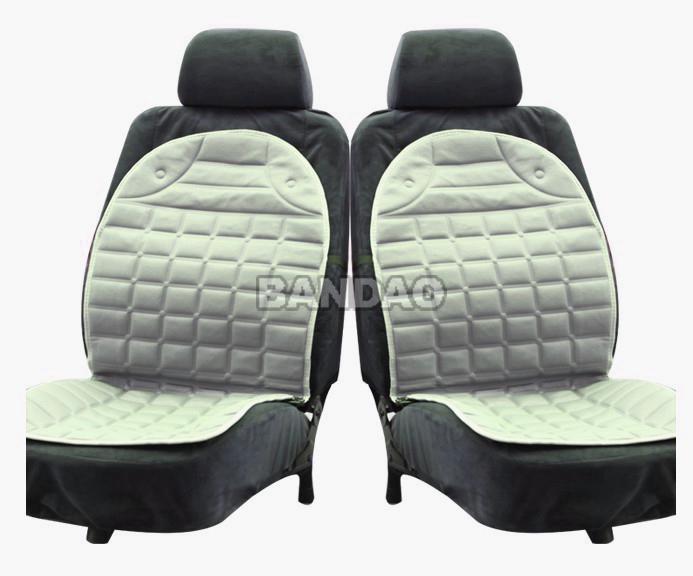 2 pieces conjoined winter warmer car heated seat cushion hot cover heat heating