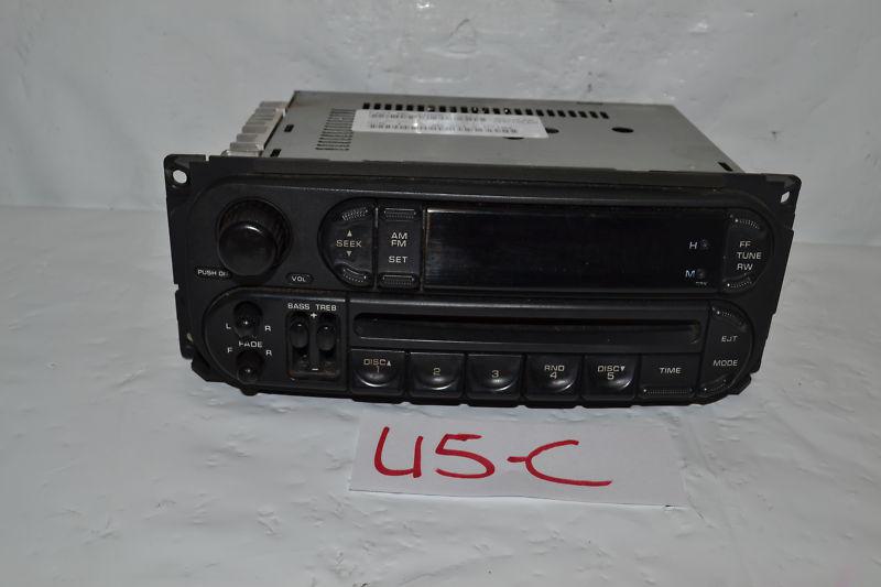 Radio 300m caravan concorde dakota dodge 1500 2500 3500 pickup van durango 2002