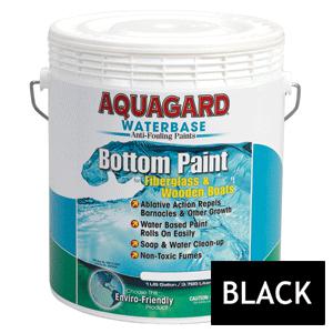 Brand new - aquagard waterbased anti-fouling bottom paint - 1gal - black - 10101
