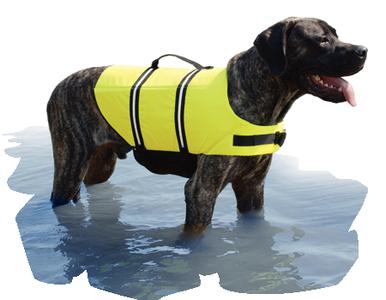 Paws aboard 1600 doggy life jacket yellow xl