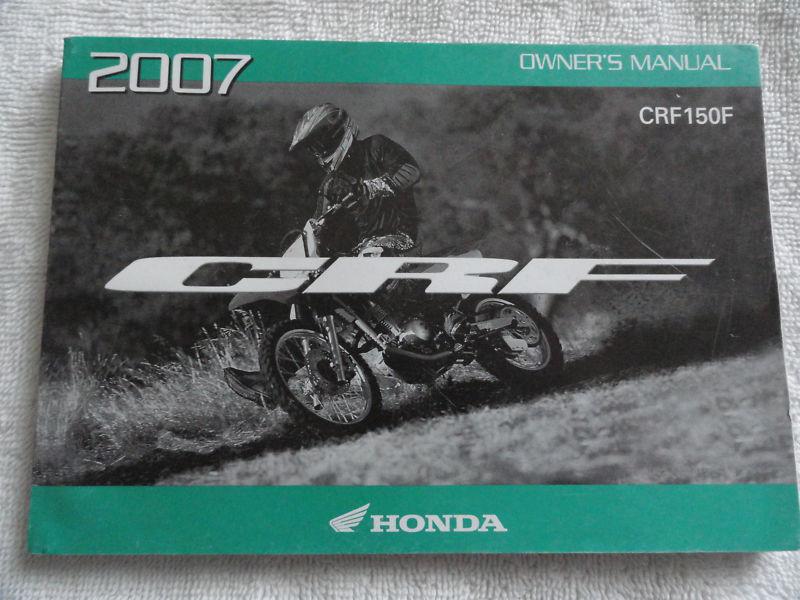2007 honda crf150 owners manual crf 150 f