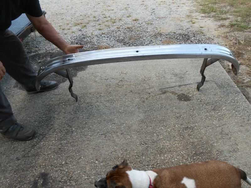  1949 plymouth rear bumper with support brackets & bolts