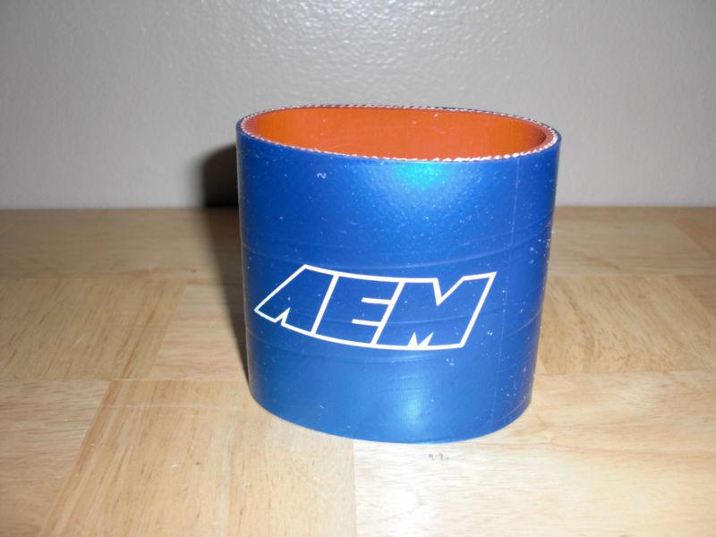 New aem coupler, 2.5" id, cold air intake tube, silicone? blue