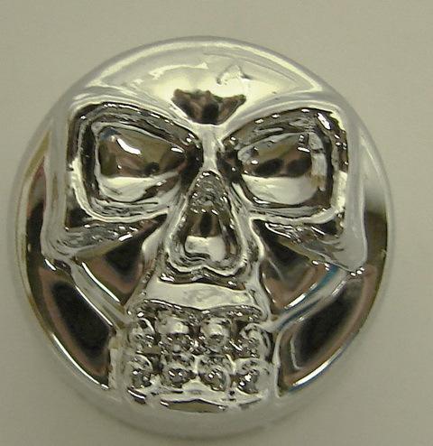 Pack of 20 chrome skull bolt covers for 3/8" allen bolts free shipping