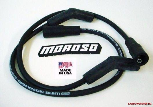 Moroso suppression spark plug wire set fits harley fl