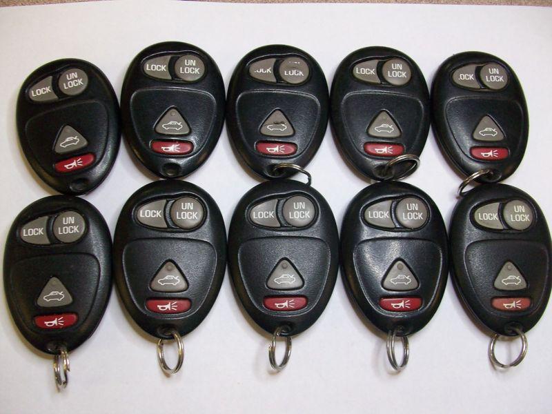 Lot of 10 9364556-4575 factory oem key fob keyless entry remote alarm replace