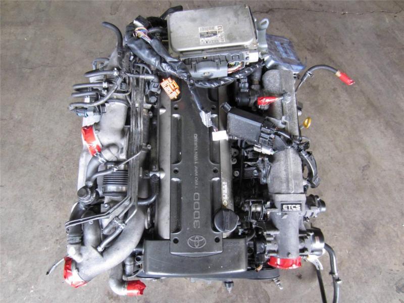 Jdm toyota supra jza80 2jzgte twinturbo engine rear sump 2jz turbo harness ecu