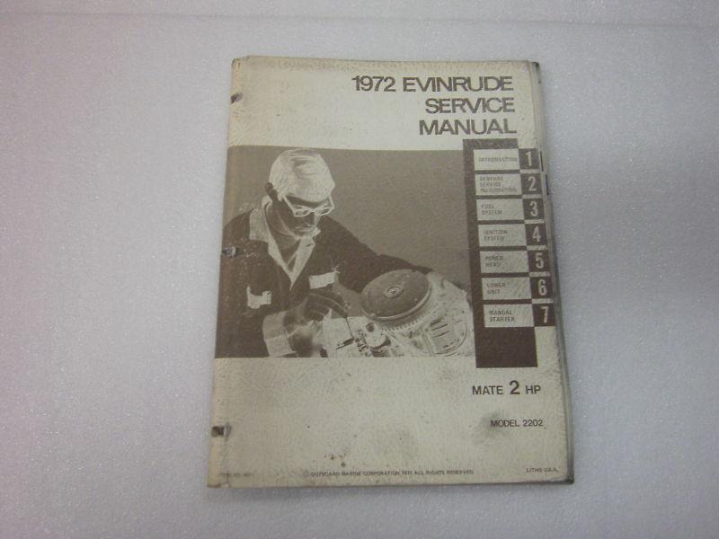 Evinrude 1972 2 hp service manual 