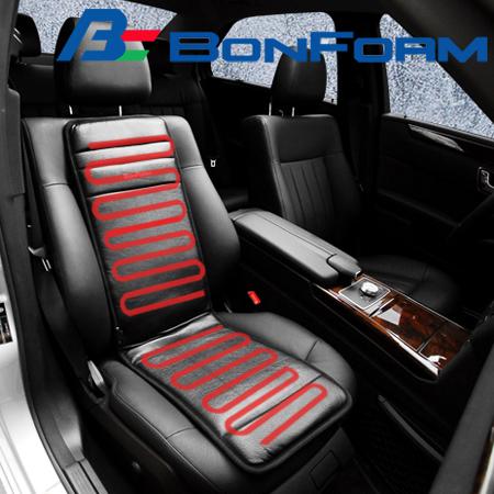 Bonform 6458-08 slim 12v luxury leather warmer heated seat motor car japan new 