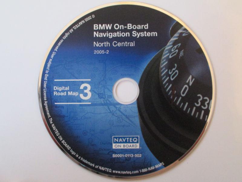 2001 2002 2003 bmw 3 5 7 series x5 navigation cd north central disc map 3 gps 