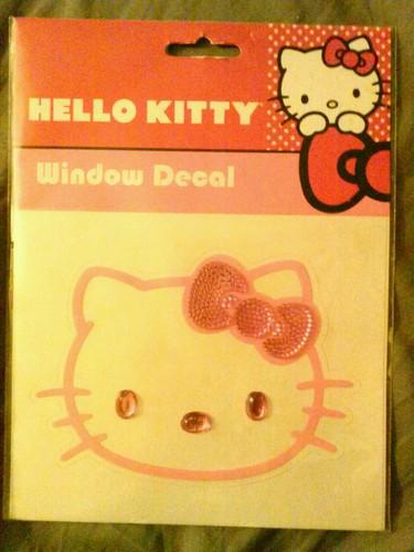 Hello kitty window sticker