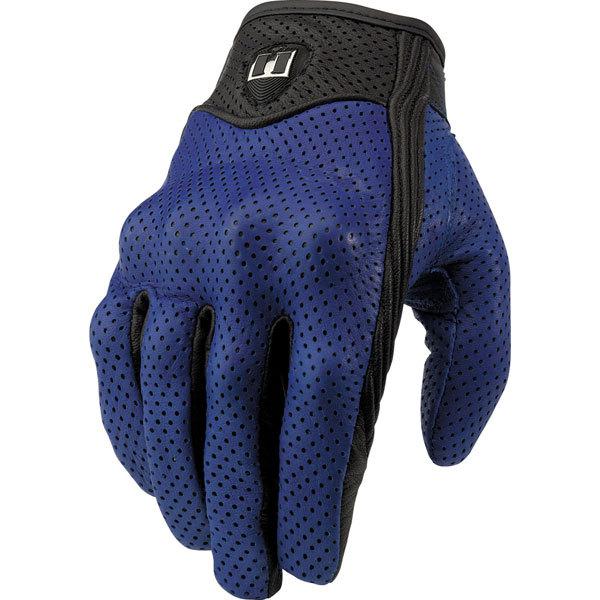Blue l icon pursuit perforated glove