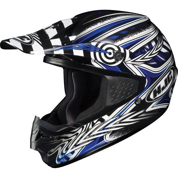 Blue/black/white xl hjc cs-mx charge helmet