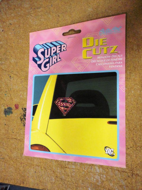 Super girl die cutz decal sticker 6 x 8 free shipping 