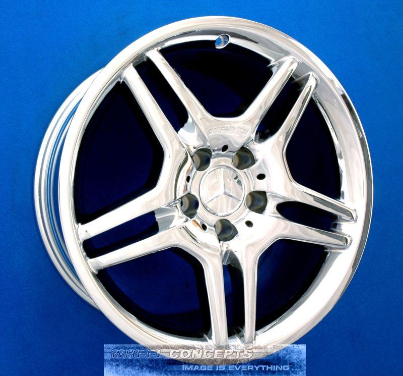 Mercedes amg cl500 cl55 18 inch chrome wheel exchange 18" rims cl 500 55