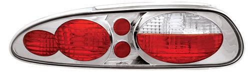 93-96 chevy camaro chrome altezza style tail lights brake lamps ipcw crystal eye