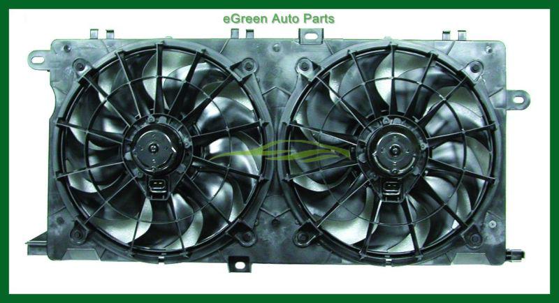 97-04 park avenue radiator & a/c fan assembly dual fan