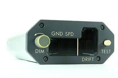 (qhu) elliott ground speed / drift display unit type aa-6604-1 (sn774999)