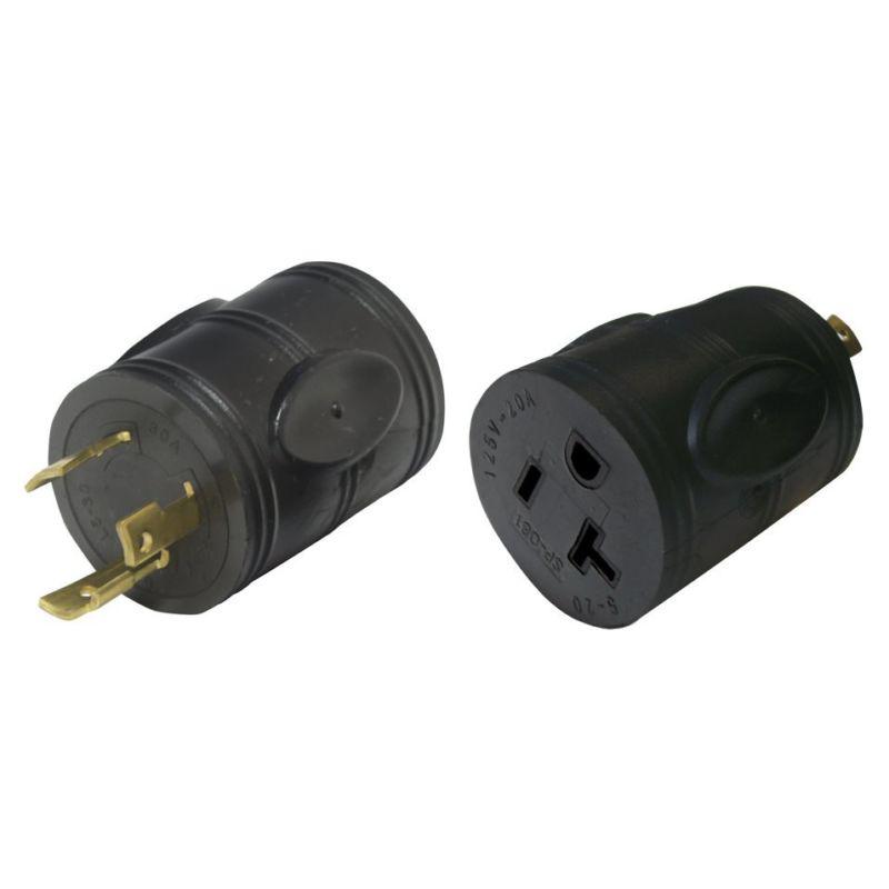 Mighty cord g30am20afa 3 wire 30 amp to 15-20af plug