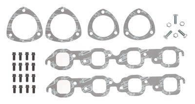Mr. gasket installation kit for headers square exhaust ports gaskets bolts chevy