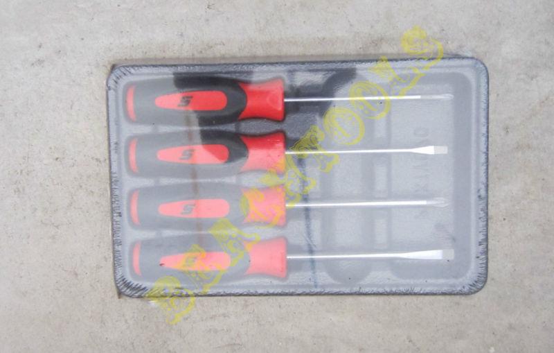 New snap on red instinct handle mini tip screwdriver 4 pcs set sgdx40br - usa