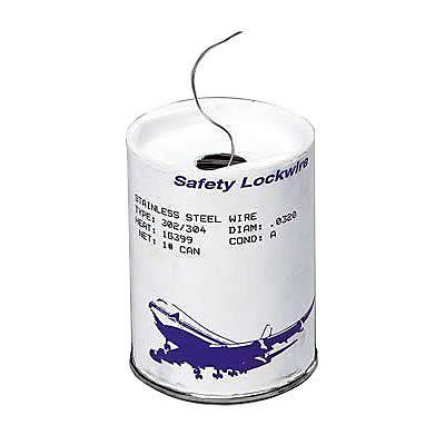 Summit safety wire stainless steel .032" diameter 1 lb. can ea 920003