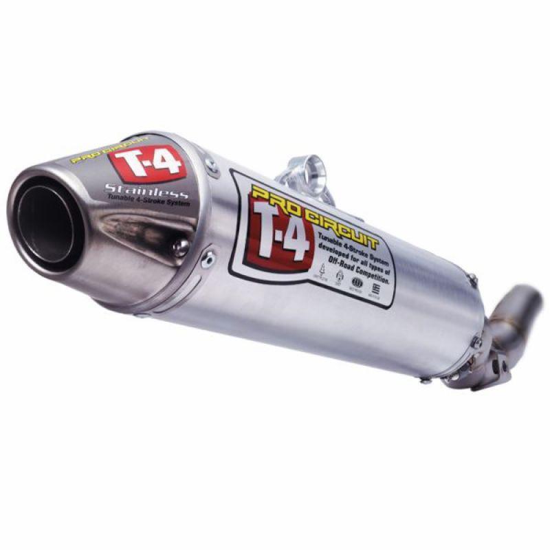 Pro circuit t-4 slip-on muffler for honda crf-250r 4h09250s2